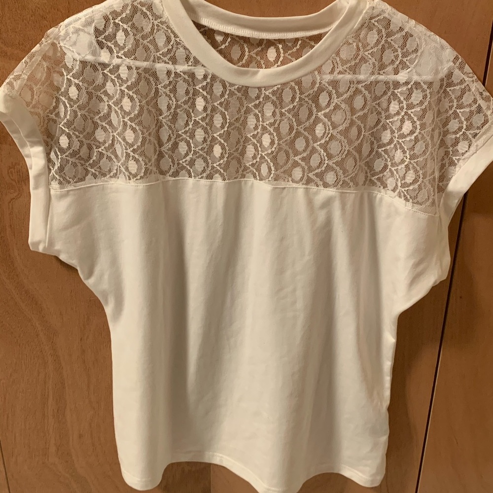 SHEIN NWOT OFF WHITE BLOUSE 1XL